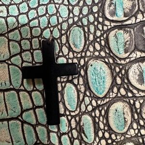 Black Cross Pendant